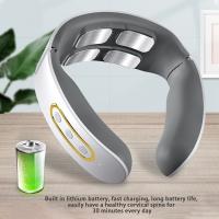 Masajeador De Espalda Cervical EMS Eléctrico Con 6 Modelos Y 9 Velocidades Relajación Automática De 4 Máquinas Para El Cuello Material ABS+Acero Inoxidable Rojo Y Blanco - details 5