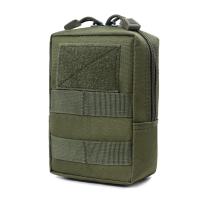 Bolsa táctica MOLLE, bolsa de accesorios para ventilador militar EDC, Kit de primeros auxilios para exteriores, Kit de emergencia, riñonera táctica de camuflaje - details 3