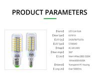 Bombillas LED E27 Lamp E14 SMD 5730 Voltaje de 220V Ideal para Decoración del Hogar - details 1