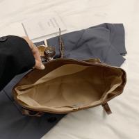 Bolso tipo almohada estilo Boston coreano con colgante, bolso tipo dumpling de PU de color sólido, diseño minoritario vintage para mujer, bolso de hombro para ir al trabajo. - details 8