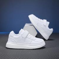 Zapatillas De Deporte Transpirables Para Niños Y Niñas, Calzado Deportivo Informal Para Correr, Suela Blanda Antideslizante De Cuero, Tenis Blancos Para Exteriores - details 11
