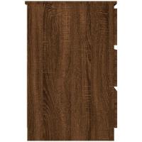 Escritorio Mesa Trabajo Estudio Muebles de Oficina Despacho Ordenador Decoración Capacidad de Almacenamiento de Madera Contrachapada Roble - details 54