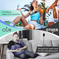 Pad de Vibración Calefactado para Rodilla y Hombro Masajeador de Cuello y Apoyo de Cinturón para Alivio del Dolor Articular de Hombro Cuido de Salud Belleza - details 4