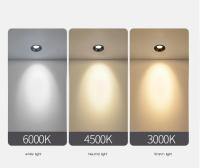 Mini downlight LED regulable integrado, luz de techo COB antideslumbrante de 5W, foco para dormitorio, cocina, vitrina - details 4