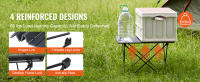Mesa de camping plegable SucceBuy: liviana y portátil para exteriores. Aleación de aluminio, ultracompacta con bolsa de transporte - details 2