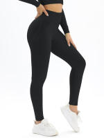 Mallas de Yoga sin costuras para mujer, pantalones deportivos de cintura alta, Leggings de gimnasio, pantalones de entrenamiento de realce, Leggings para correr y Fitness - details 10