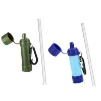 Purificador de filtración para beber al aire libre, vida de emergencia, filtro de agua de paja de supervivencia portátil, suministros de viaje y Camping - details 1