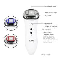 Máquina ultrasónica para rejuvenecimiento de la piel, masajeador Facial, estiramiento Facial, antiarrugas, dispositivo de belleza, Min HIFU - details 8
