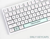 Teclas PBT de 141 teclas para juegos, Teclado mecánico MX Switch, juego blanco Simple, perfil XDA, sublimación DIY - details 2