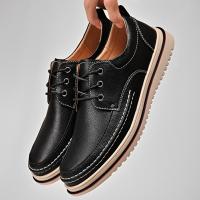 Zapatos informales que combinan con todo para hombre, zapatos bajos de cuero, zapatos de trabajo al aire libre - details 7
