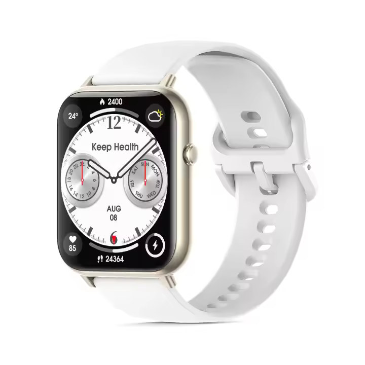 Reloj inteligente con Bluetooth para hombre y mujer, dispositivo con asistente de voz, notificación de Whatsapp, música, control remoto, para Android e IOS - 1