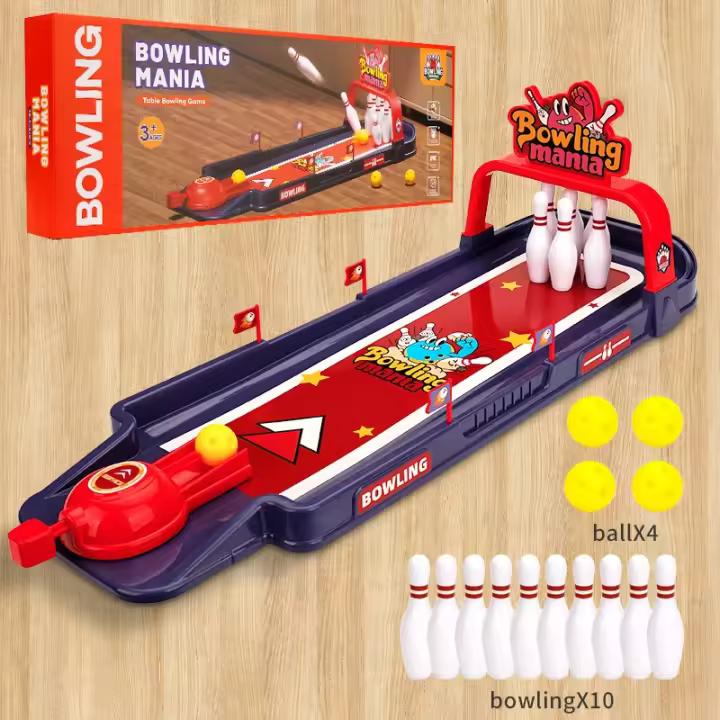 Juego de bolos de escritorio de 54Cm, juguete divertido para interiores, mesa interactiva para padres e hijos, juguete deportivo, juego de mesa, bolos, regalo educativo para niños - 1