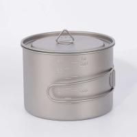 Lixada - maceta colgante portátil de titanio ultraligera, 900 ml/1600 ml, con asa plegable con tapa, utilizada para acampar al aire libre, hacer senderismo, - details 81
