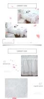 Mantel de jardín Ence de Corea del Sur, lazo rosa fresco, tela de decoración de boda rectangular europea de mesa, funda de silla personalizada - details 4