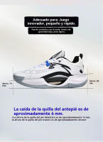 Zapatos de baloncesto para hombre, zapatillas de deporte transpirables de malla, novedad de verano para adolescentes, antideslizantes, resistentes al desgaste - details 4