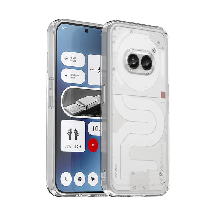 KEYSION-funda transparente a prueba de golpes para Nothing Phone 2A Plus, carcasa trasera de silicona suave de TPU transparente para Nothing Phone 2A Plus - 1
