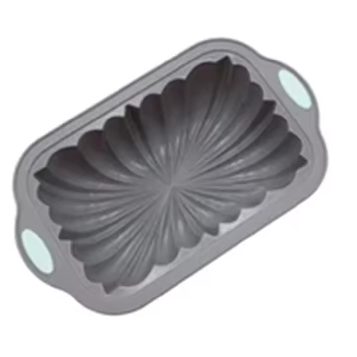 Molde de silicona para Pan de diseño nórdico, molde para tostada estriada clásica, marco reforzado de Metal, seguro para hornear, A - 1