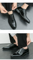 Zapatos de cuero de negocios para hombres de gran tamaño, zapatos Oxford versátiles - details 9
