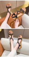 Sandalias de playa ligeras informales para mujer, con suela gruesa y diamantes de imitación, novedad de verano - details 6