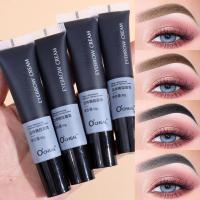 Gel de teñido de cejas resistente al agua, maquillaje de larga duración, tinte de tatuaje, pigmento de ojos, maquillaje profesional, crema de cejas negra y marrón - details 4