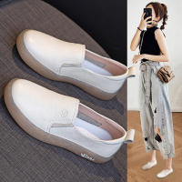 Zapatos Blancos de Cuero Suave Mocasín de Mujer Pequeño Elegante para Embarazadas - details 2
