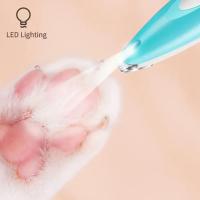 Recortadora de patas inalámbrica para mascotas con pantalla LED, recargable por USB, afeitadora de patas de gato, impermeable, portátil, eléctrica. - details 8