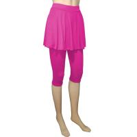 Mallas deportivas de Color sólido para mujer, Leggings cortos sin costuras, falda informal, pantalones de Yoga - details 7