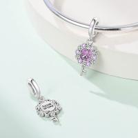 Abalorio de Plata de Ley 925 auténtica, colgante de estrella, Luna y sol brillante, compatible con Pulseras originales, collar DIY para mujer, regalo de joyería - details 17