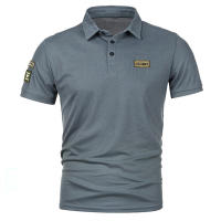 Camisas Polo Para Hombre Coreanas De Color Sólido Casual Manga Corta Cuello En V Moda De Calle 5XL Antideslizante - details 11