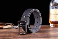 Cinturones de diseñador para hombre, piel de vaca auténtica de alta calidad, color marrón, de lujo,talla grande, 100% grano real - details 61