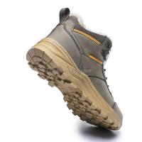 Nuevas botas de nieve antideslizantes de invierno de alta calidad para hombre, zapatos de senderismo impermeables de piel para exteriores, talla 48, precio bajo - details 9
