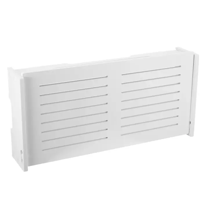 Caja de almacenamiento de enrutador Wifi, estante de Panel inalámbrico montado en la pared, soporte de tablero de enchufe, organizador de cables, decoración del hogar - 1