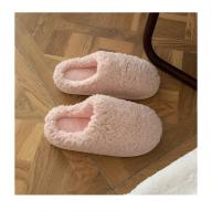 Zapatillas de casa de Color liso para mujer y niña, zapatos peludos, esponjosos, cálidos, japoneses, Invierno - details 11