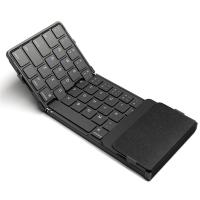 Teclado inalámbrico plegable con Bluetooth, dispositivo con panel táctil, recargable, para Windows, IOS y Android - details 0