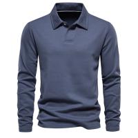 POLO de manga larga con solapa casual tops tendencia versátil - details 0
