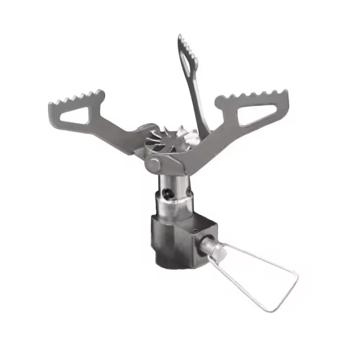 Estufa de Camping de Gas Titanio BRS-3000T Portátil, Plegable, Listo para Cocinar al Aire Libre - 1