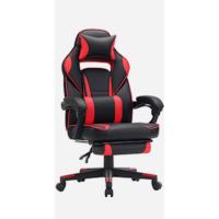 Silla Gaming, Silla de Oficina, Ordenador, Diseño Ergonómico, con Reposapiés, Reposacabezas Ajustable, Cojín Lumbar, Capacidad de Carga 150 kg, Gris y Negro OBG77BG - details 18