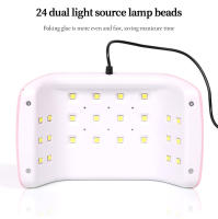 Lámpara de Secado de Gel Trapezoidal Profesional 9SPro Herramienta de Manicura con 24 Perlas LED para Fototerapia de Uñas - details 1