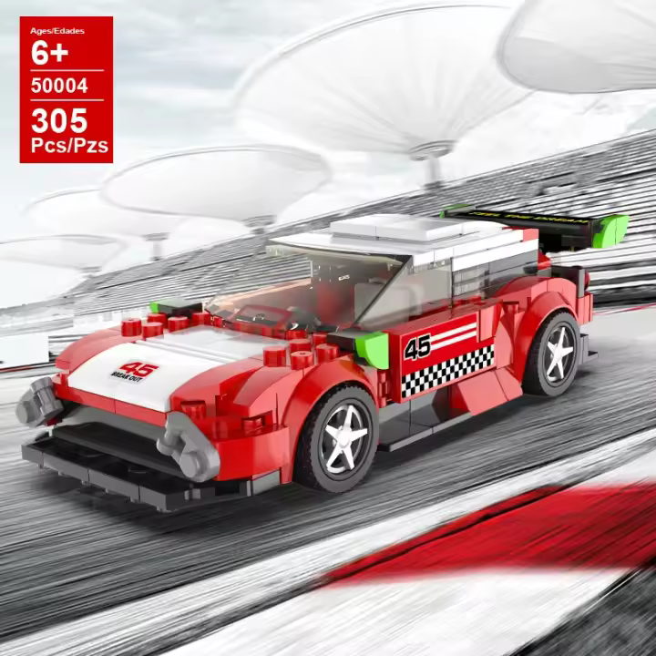 Kit de Bloques de Construcción de Deportivo de Automóvil Technic MOC Juguete Educativo STEM para Niños Velocidad de Ciudad - 1