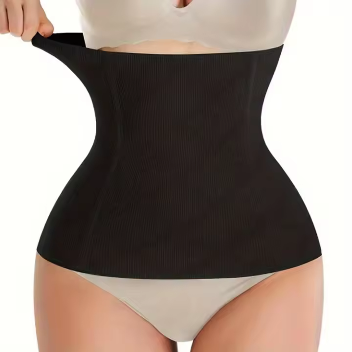 Faja reductora de cintura, envoltura de abdomen, cinturón reductor de control de abdomen, ropa interior y moldeadora para mujer - 1