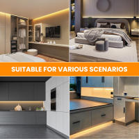 Tira de luces LED COB regulables lineales, 24V, 12V, 3mm, 384LED/M, cinta Flexible para decoración de habitación, 3000K, 4000K, 6000K, 1M, 3M, 5M - details 12