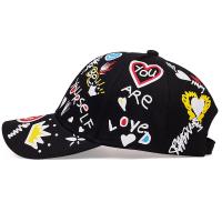 Gorra de béisbol con estampado de letras para hombre y mujer, gorro deportivo con estampado de graffiti, estilo hip hop, unisex - details 2