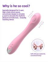 Masajeador Vibrador, Vibrador ABS Recargable Juguetes Sexuales Juguete Adulto para Mujeres Masaje 10 Frecuencia - details 2