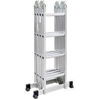 Escalera Articulada Plegable Multifunción Aluminio 4x4 Escalones 4,70m - details 0