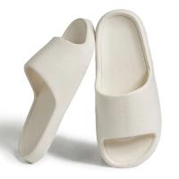 Zapatillas de mujer a la moda, Sandalias planas de verano, zapatillas de baño ligeras de EVA para el hogar, tobogán de interior para masaje para parejas, zapato de ducha 2024 - details 21