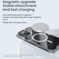 NILLKIN para IPhone 16 Pro Max 16 Plus 15 Pro Max 15 Pro 14 Pro Max 14 Pro MagSafe funda de teléfono de silicona suave transparente magnética - details 6
