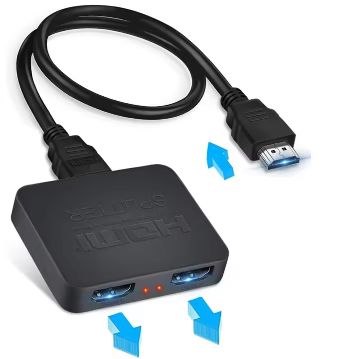 Navceker 4K HDMI Splitter Amplificador de Audio con HDR para PS4, Apple TV, XBox, PS5 - 1