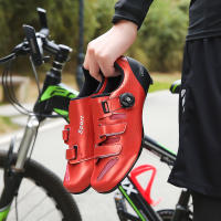 Zapatillas de ciclismo para hombre y mujer, zapatos de bicicleta compatibles con Peloton, Delta, Clip de tacos para ciclismo de carretera, interior y exterior, Pedal de gran tamaño - details 14