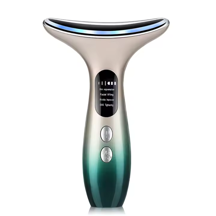 Dispositivo de microcorriente para adelgazar La Cara, Device de Belleza para el cuello, fotones, rejuvenecimiento de la piel, antiarrugas, Doble mentón, masajeador Facial - 1