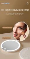 Espejo de maquillaje LED, espejo plegable portátil, espejo de maquillaje portátil, mini espejo de viaje con carga - details 5